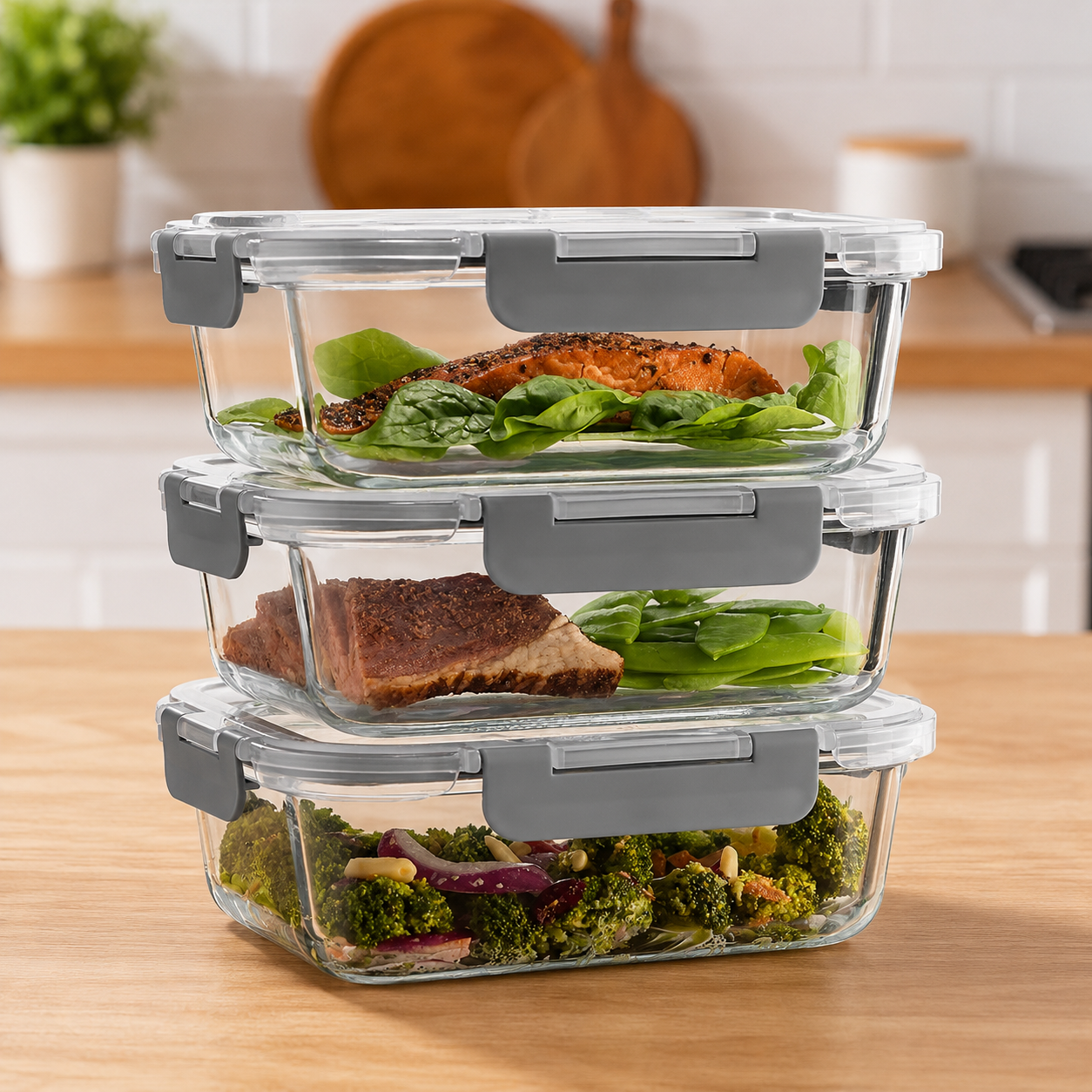 Glass Storage Set